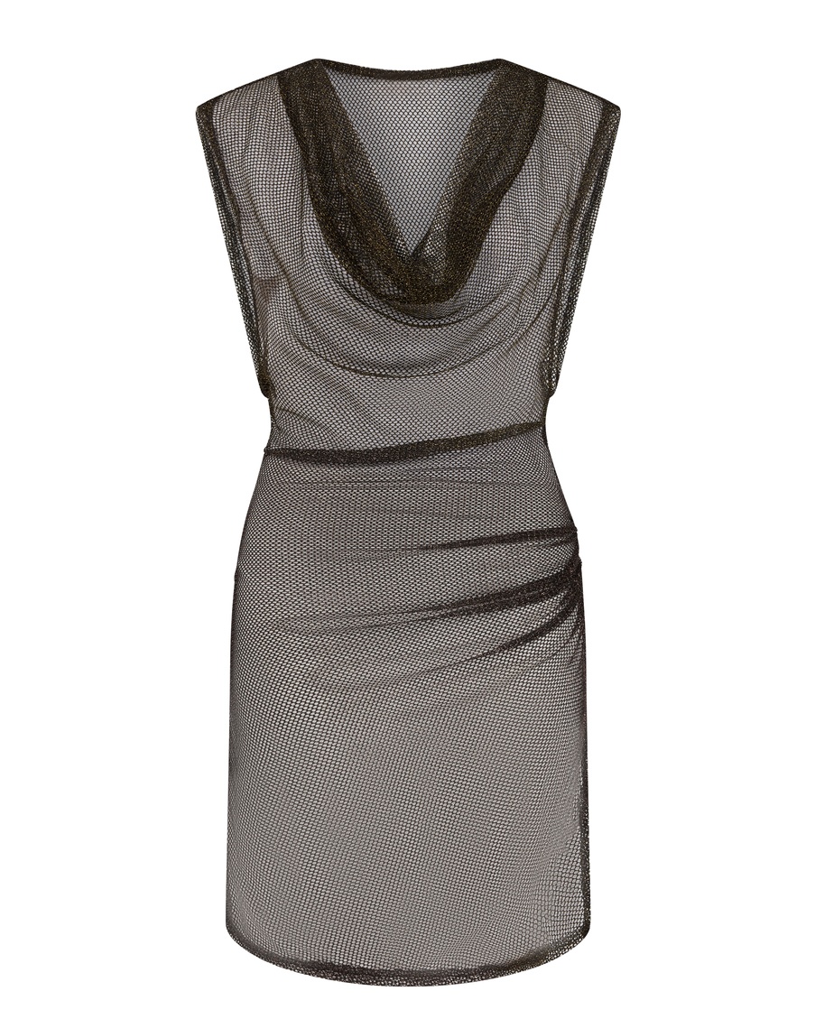 Черное пляжное платье Orina