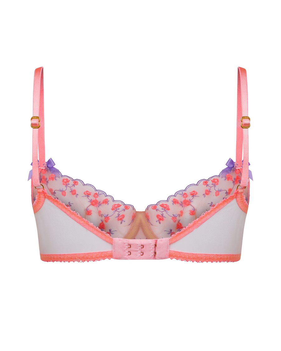 Розовый бюстгальтер с мягкой чашкой Lissa