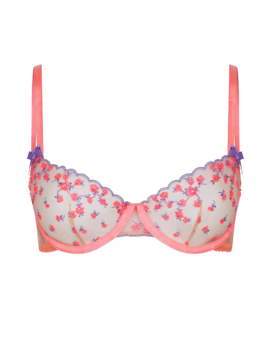 Розовый бюстгальтер с мягкой чашкой Lissa