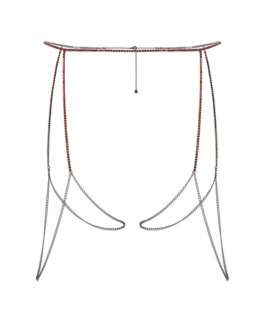 Красная цепочка на пояс Bougie