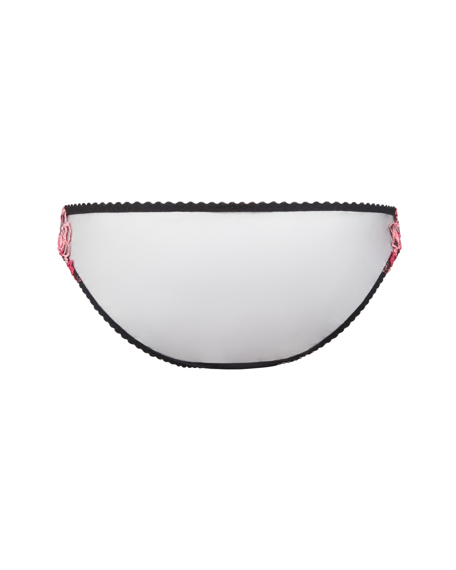 Черно-розовые классические трусы Callypso