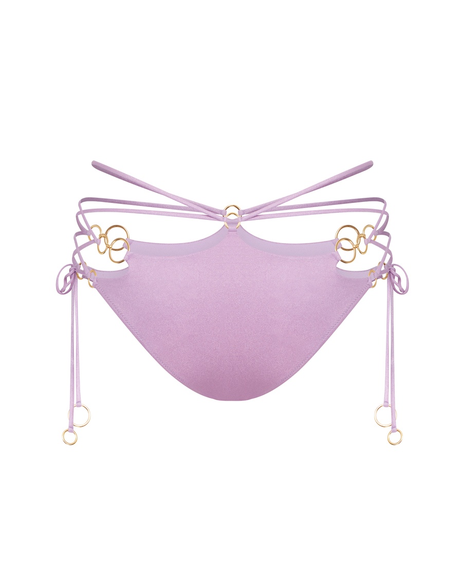 Сиреневые плавки купальника Davine