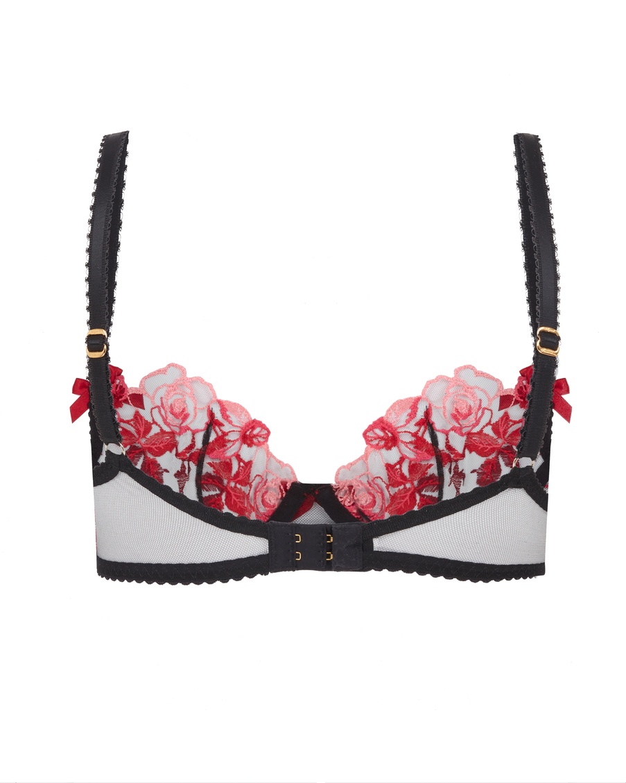 Черно-розовый бюстгальтер с мягкой чашкой Callypso