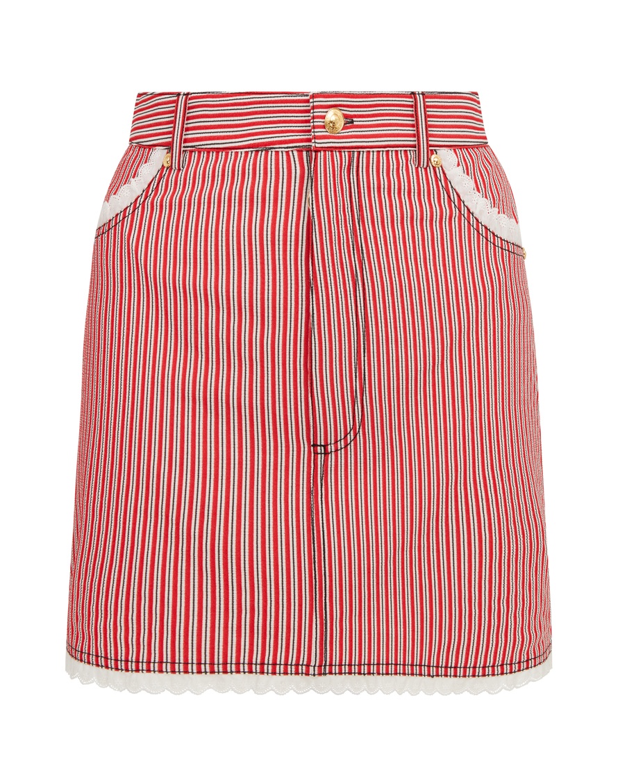 Красно-белая юбка Milli