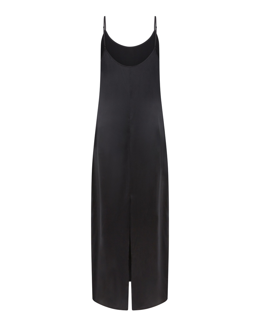 Черная длинная сорочка Cecily