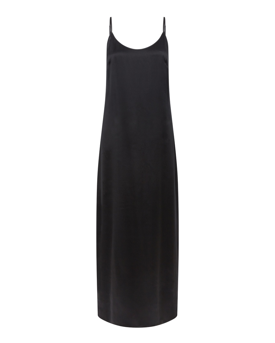 Черная длинная сорочка Cecily