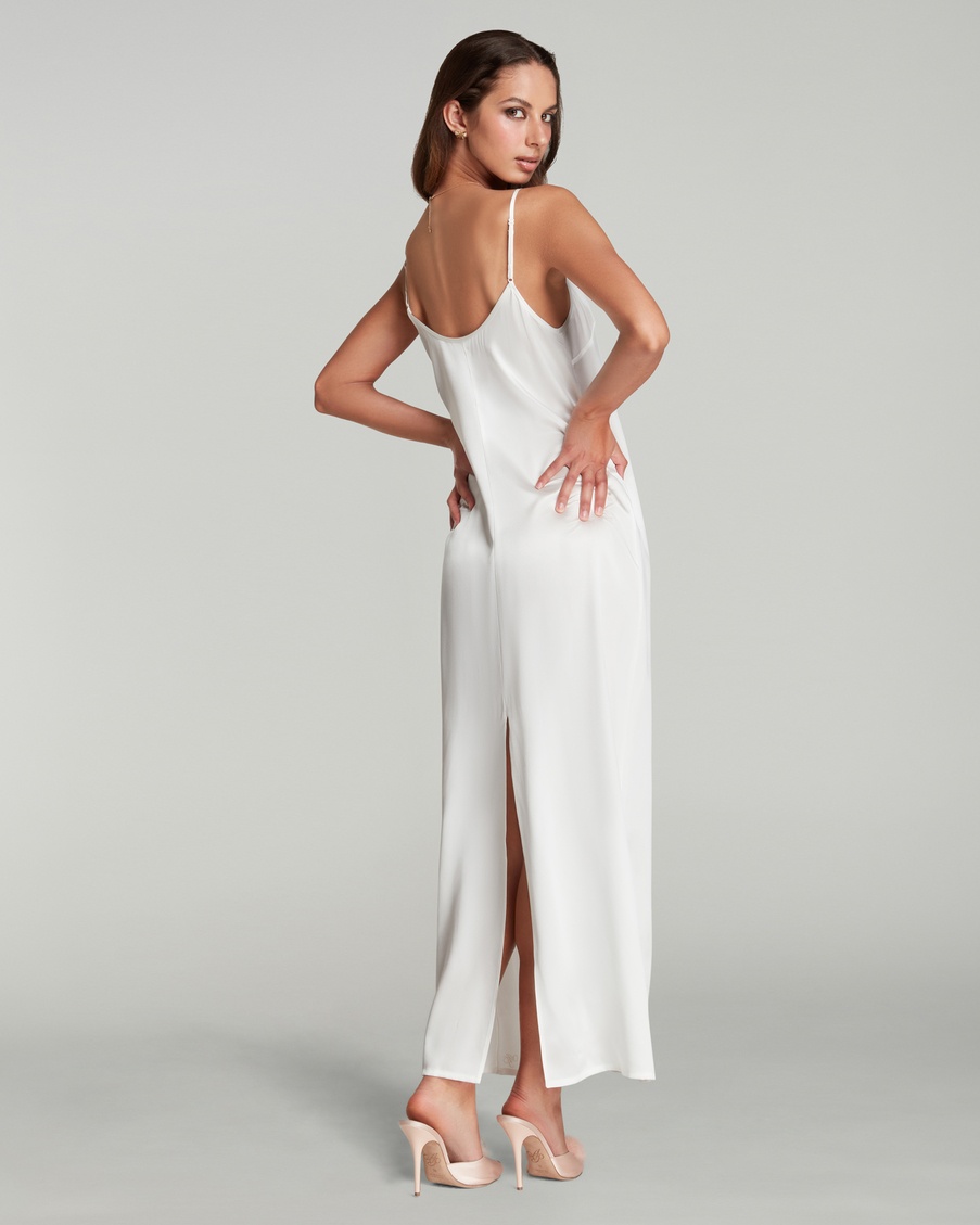 Длинная сорочка цвета слоновой кости Cecily