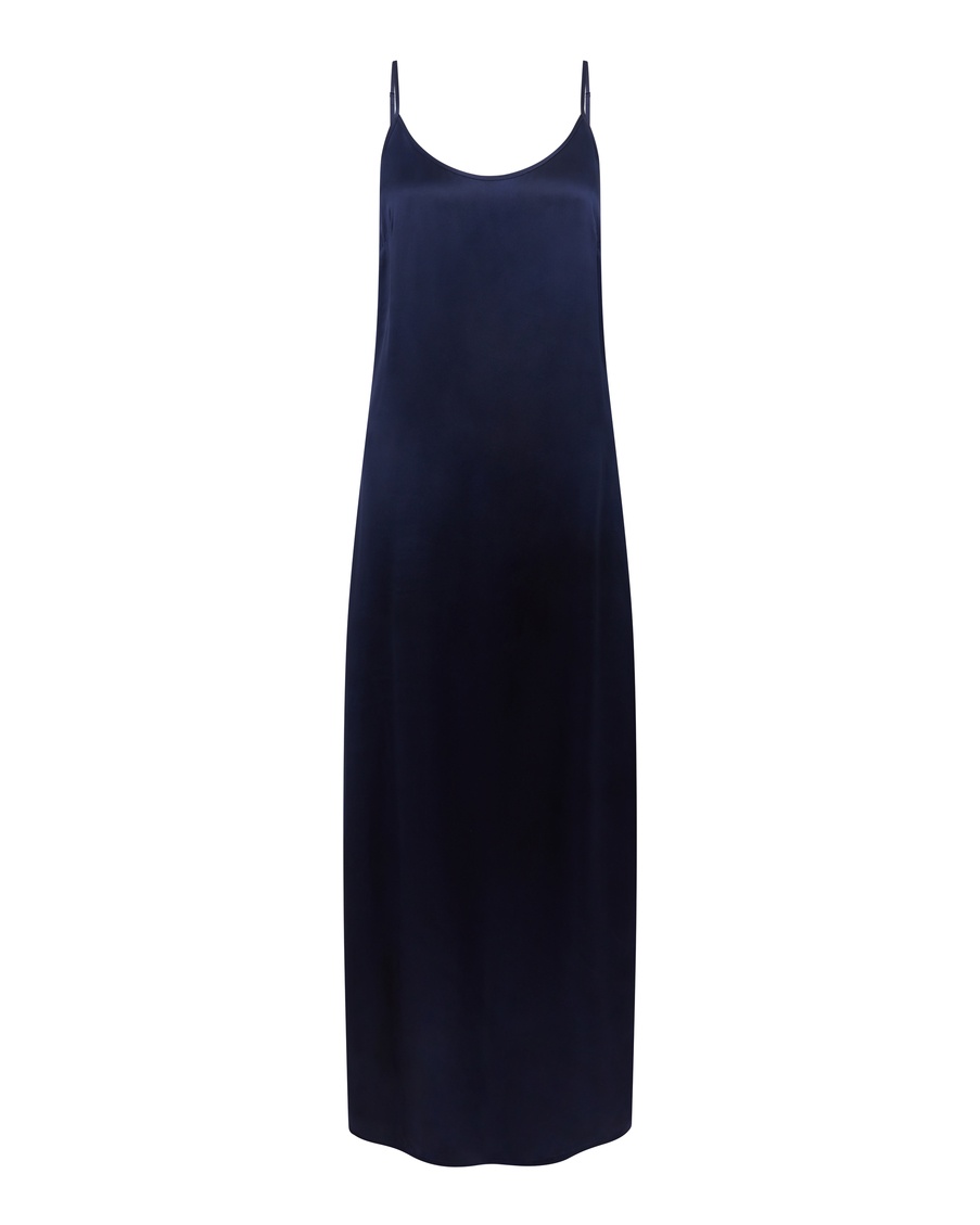 Темно-синяя длинная сорочка Cecily