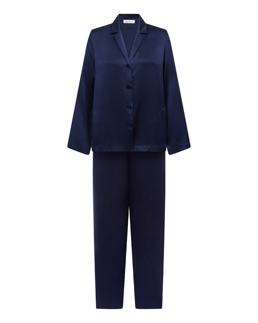 Темно-синяя пижама Cecily