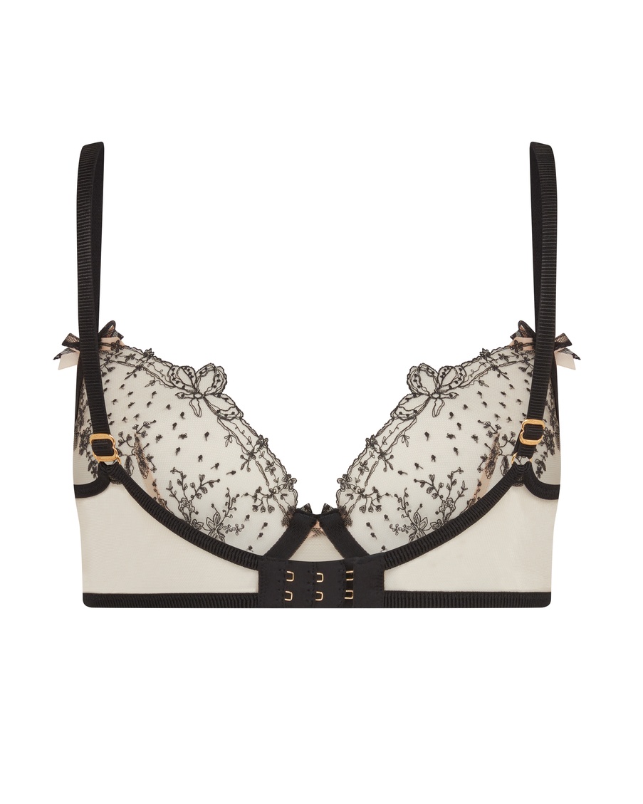 Черный бюстгальтер с мягкой чашкой Graice