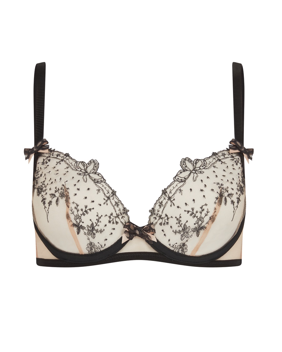 Черный бюстгальтер с мягкой чашкой Graice