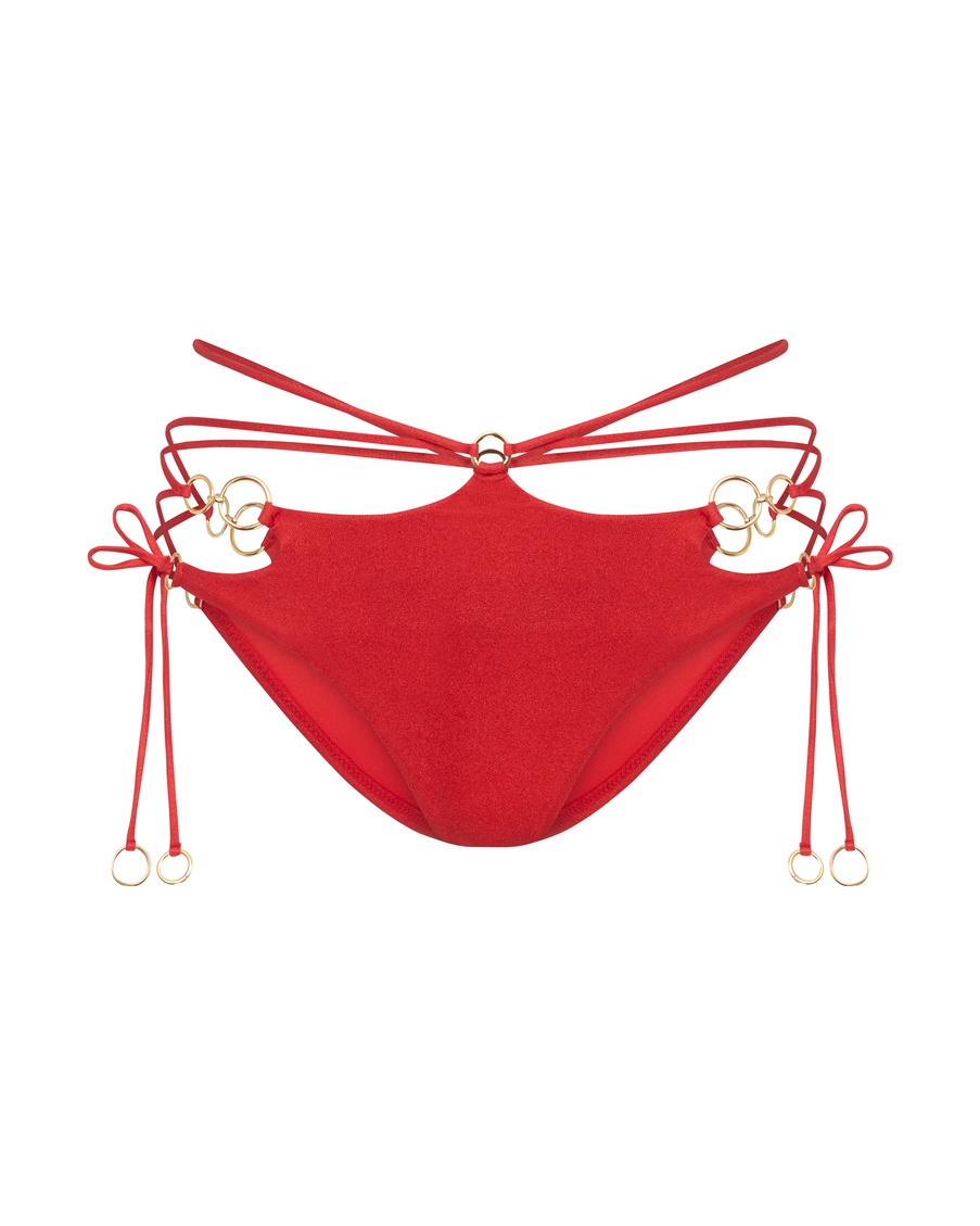 Красные плавки купальника Davine