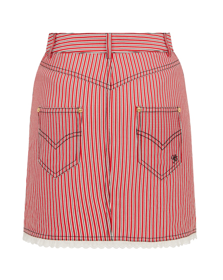 Красно-белая юбка Milli