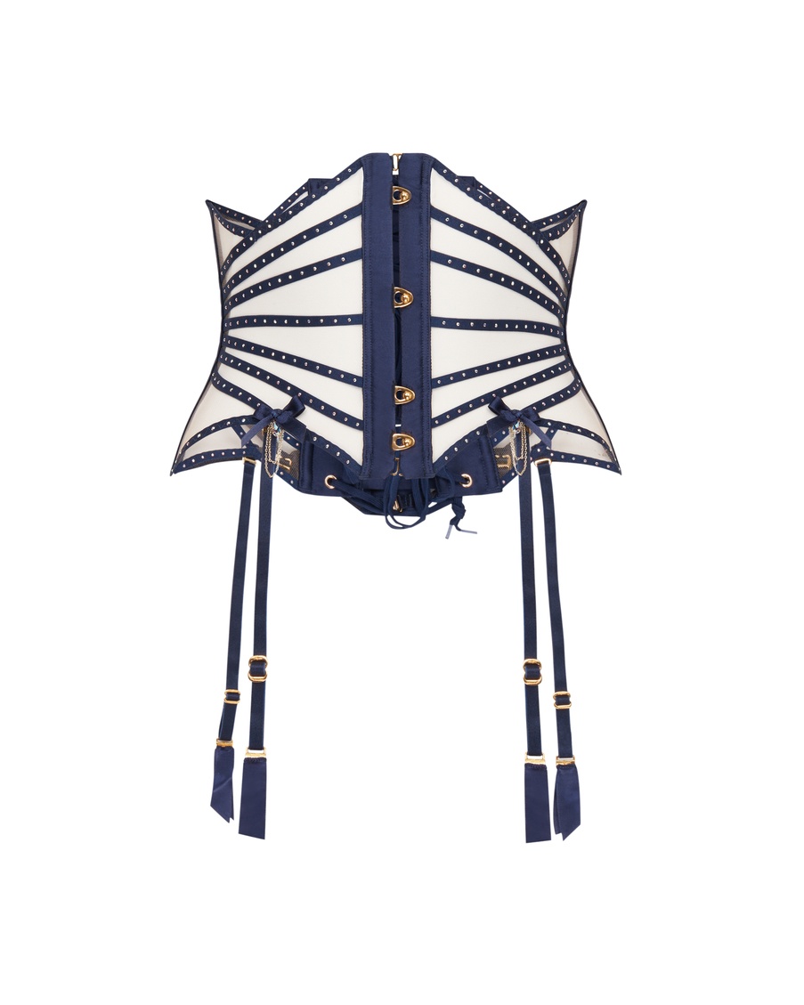 Темно-синий корсетный пояс Rubi