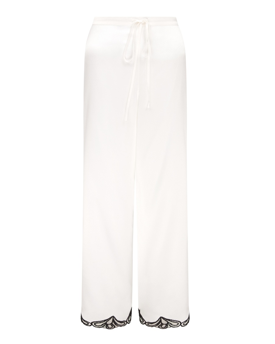 Брюки пижамы цвета слоновой кости Nelle