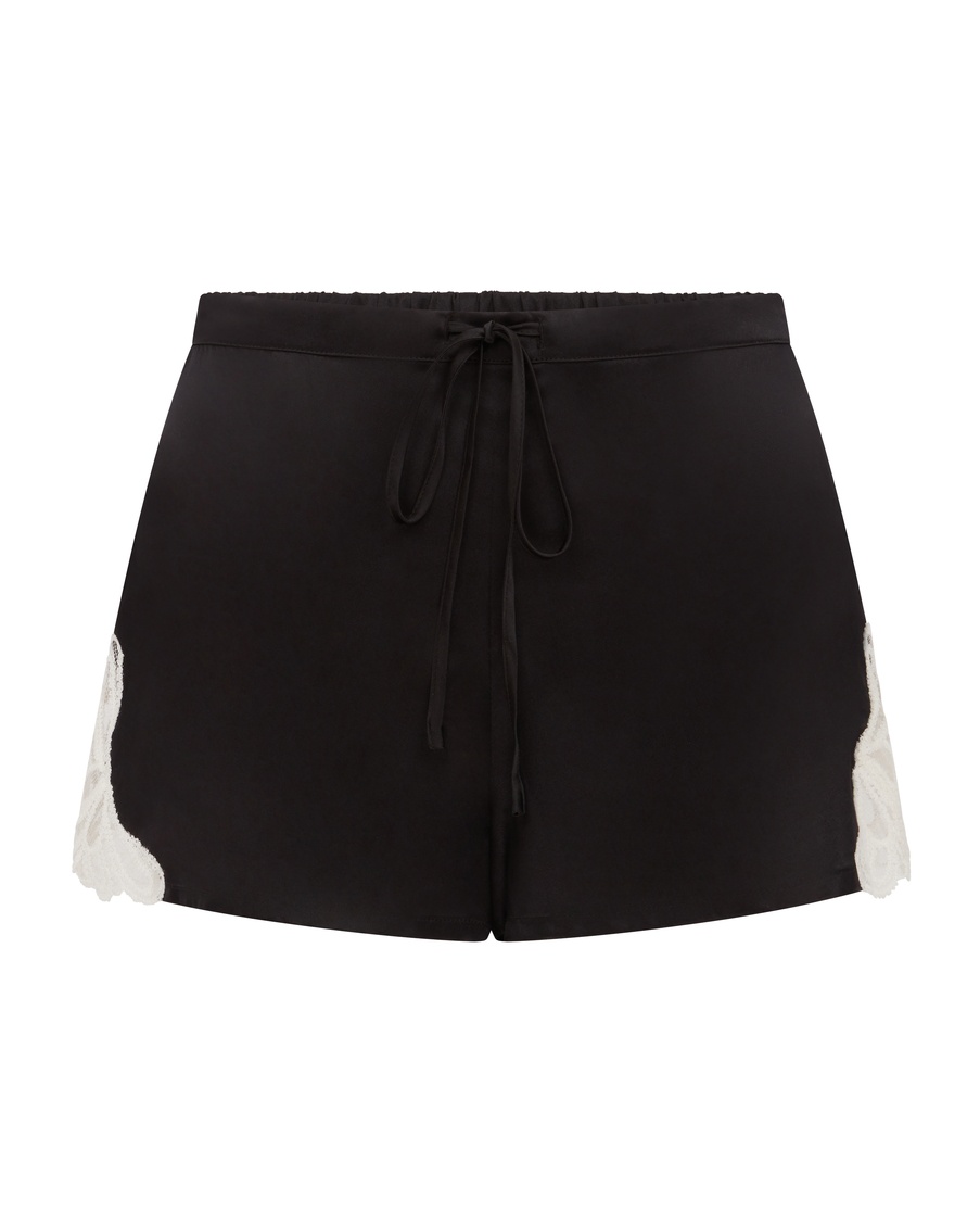 Черные шорты пижамы Nelle