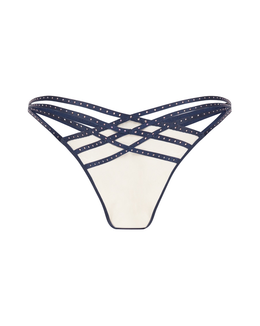 Темно-синие классические трусы Rubi