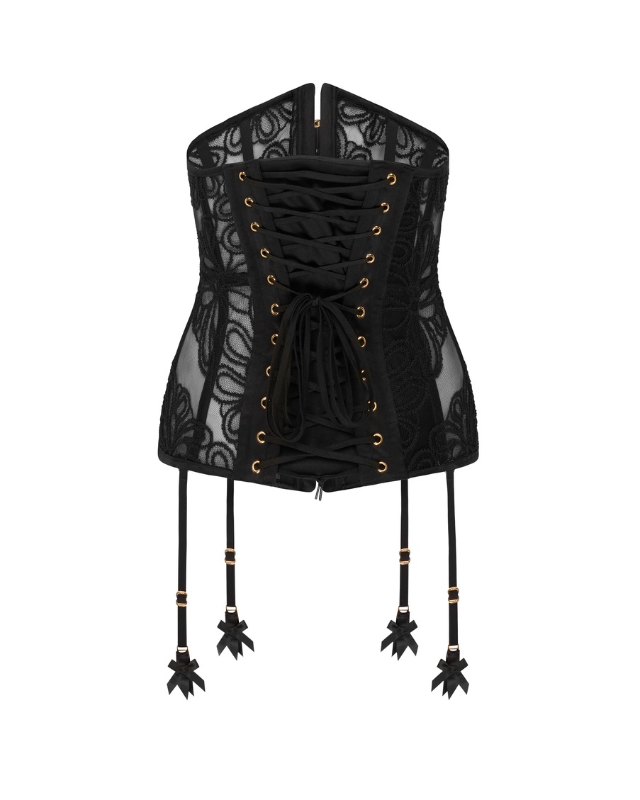 Черный корсет Nelle