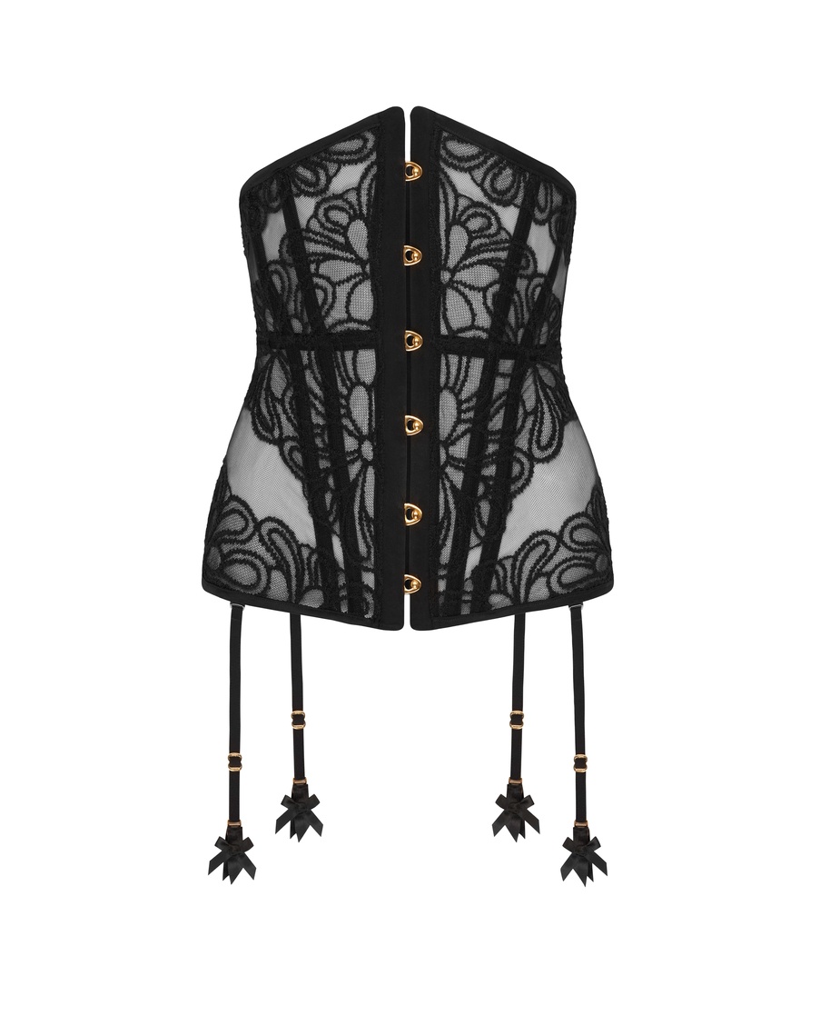 Черный корсет Nelle