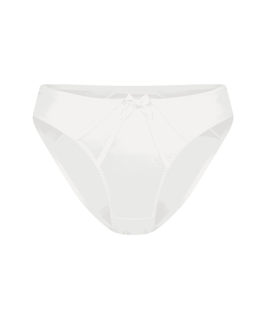 Шелковые классические трусы цвета слоновой кости Mercy