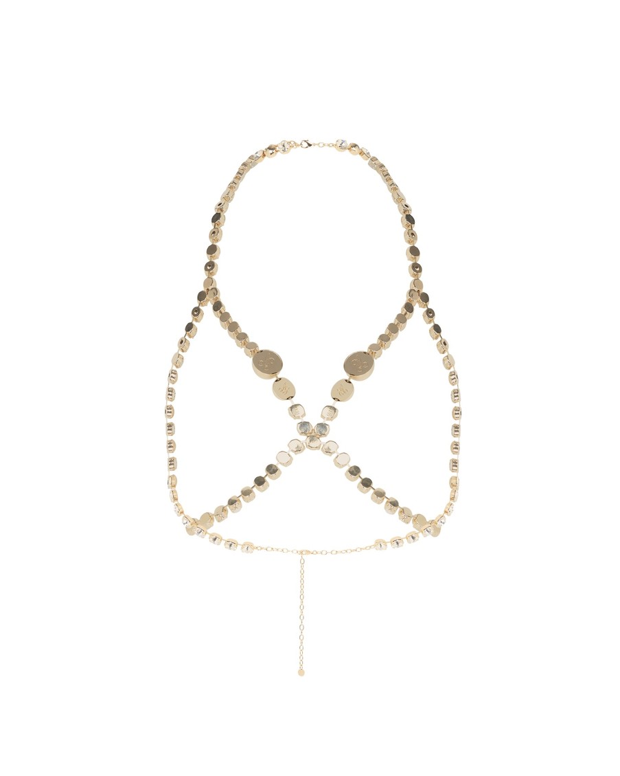 Золотистая цепочка на грудь Gwenie