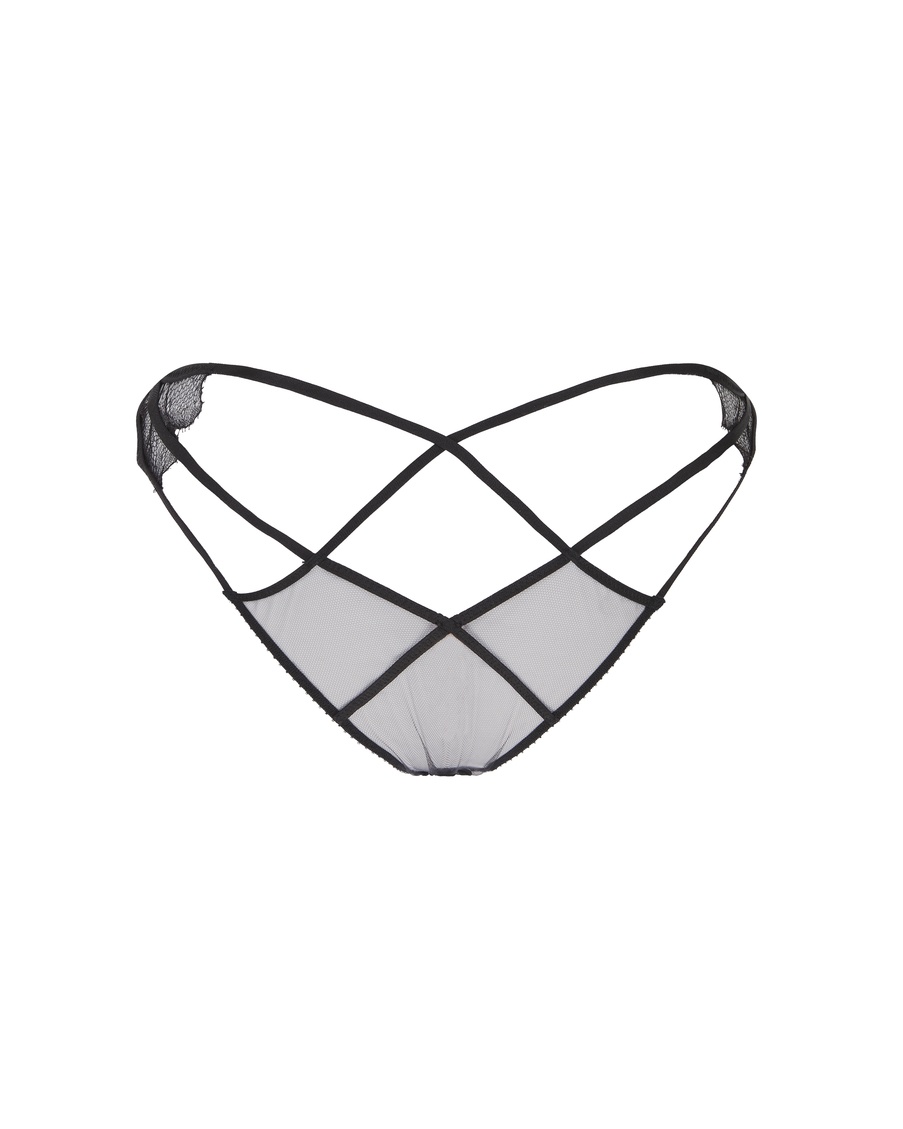 Черные классические трусы Kissie