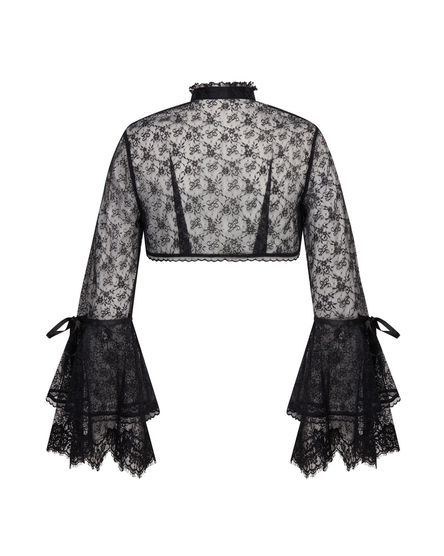 Черная блузка Clarissa