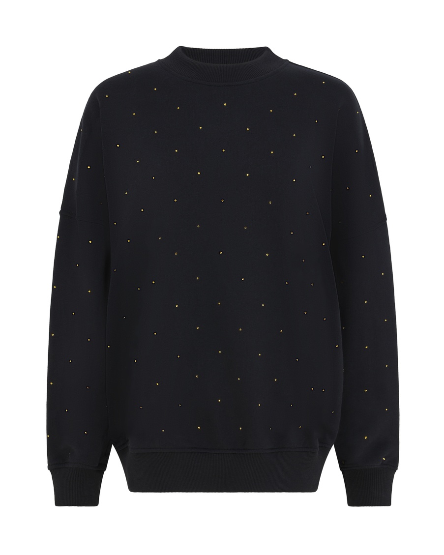 Черный свитшот Rayley Stud