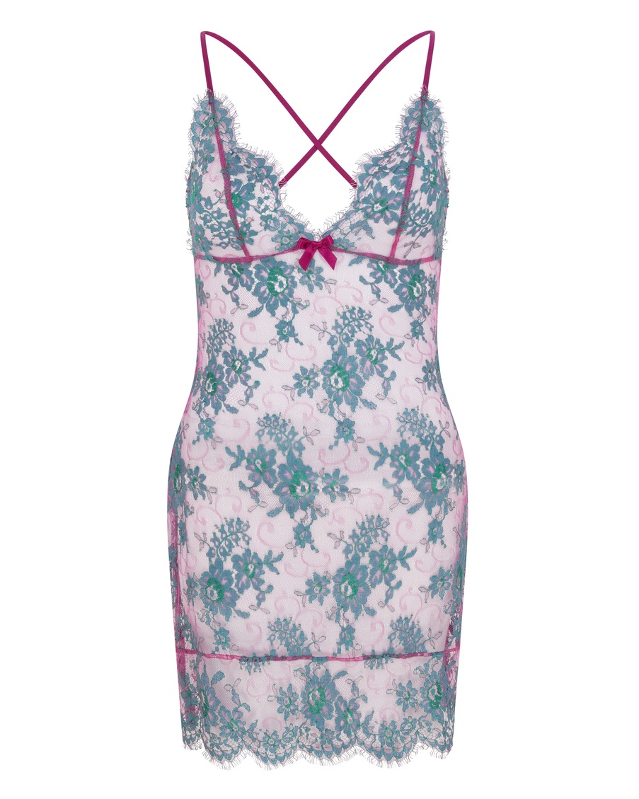 Розово-зеленая сорочка Carline