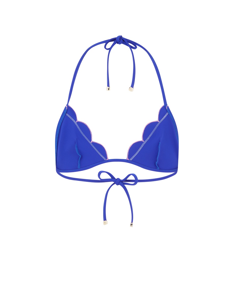 Синий топ бикини Lorna