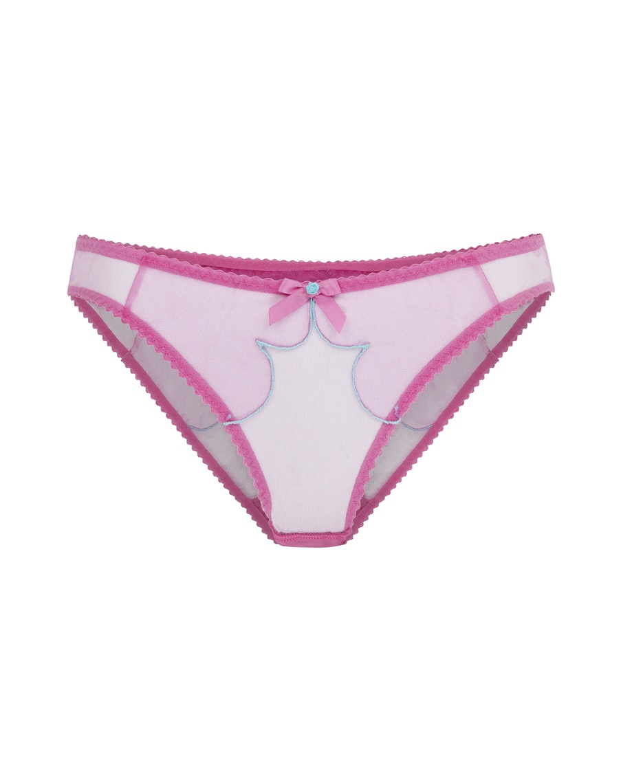Розовые классические трусы Lorna