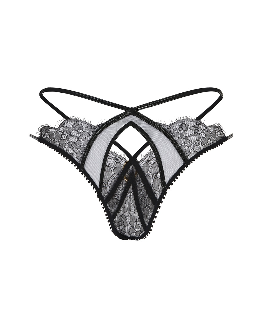 Черные французские трусы Foxie