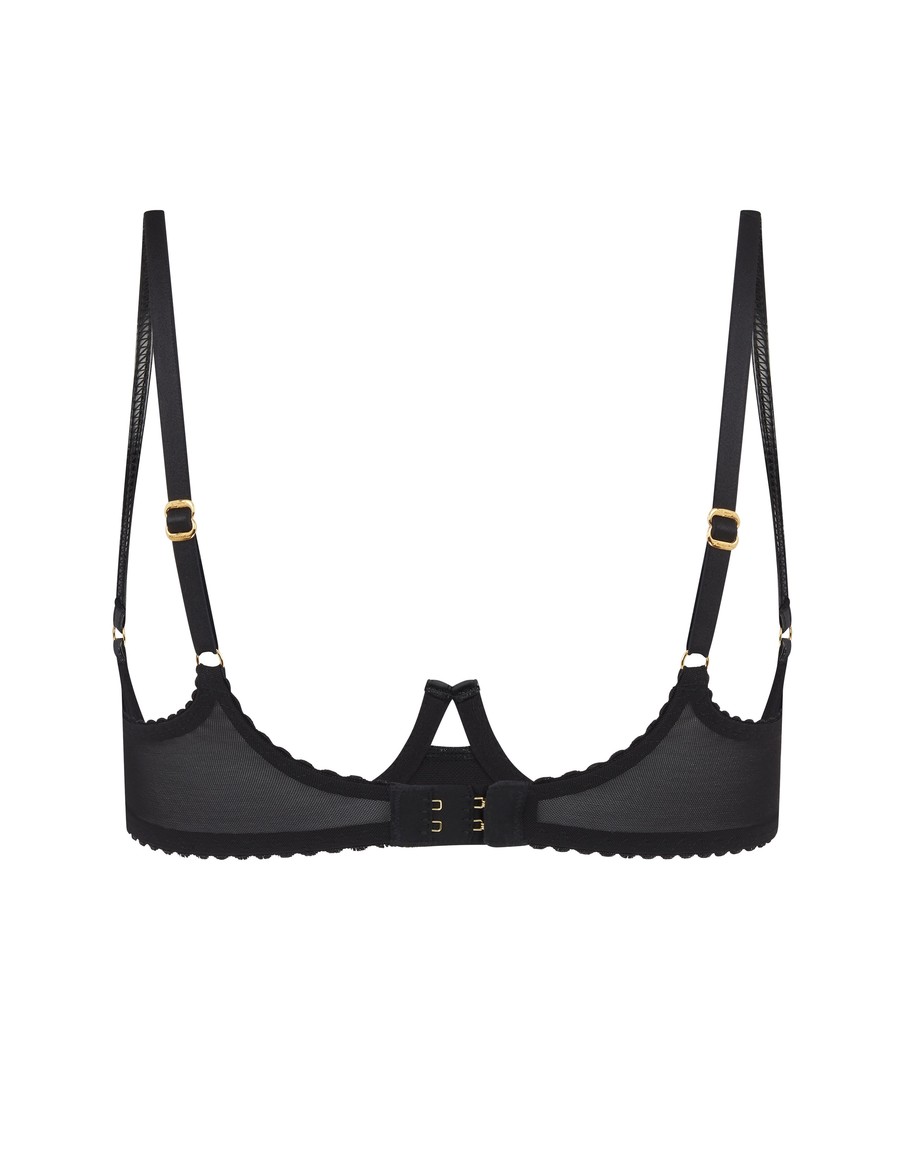 Открытый черный бюстгальтер Ozella