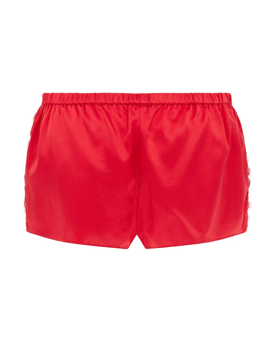 Красные шелковые шорты Gisele