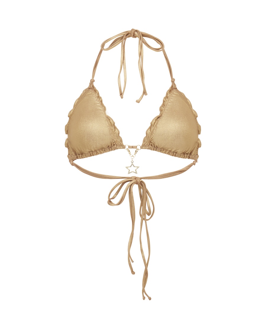 Золотой топ купальника Berry