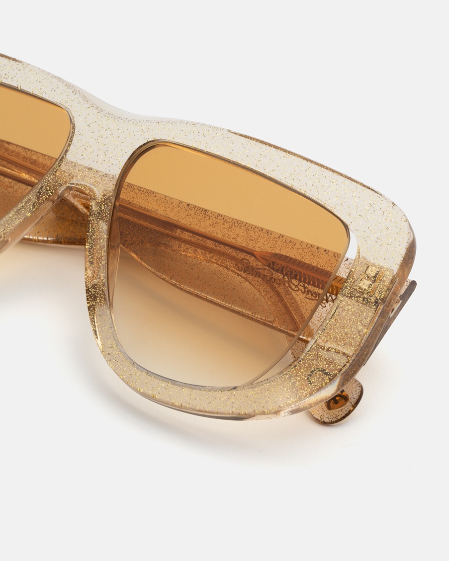 Золотистые солнцезащитные очки Karley