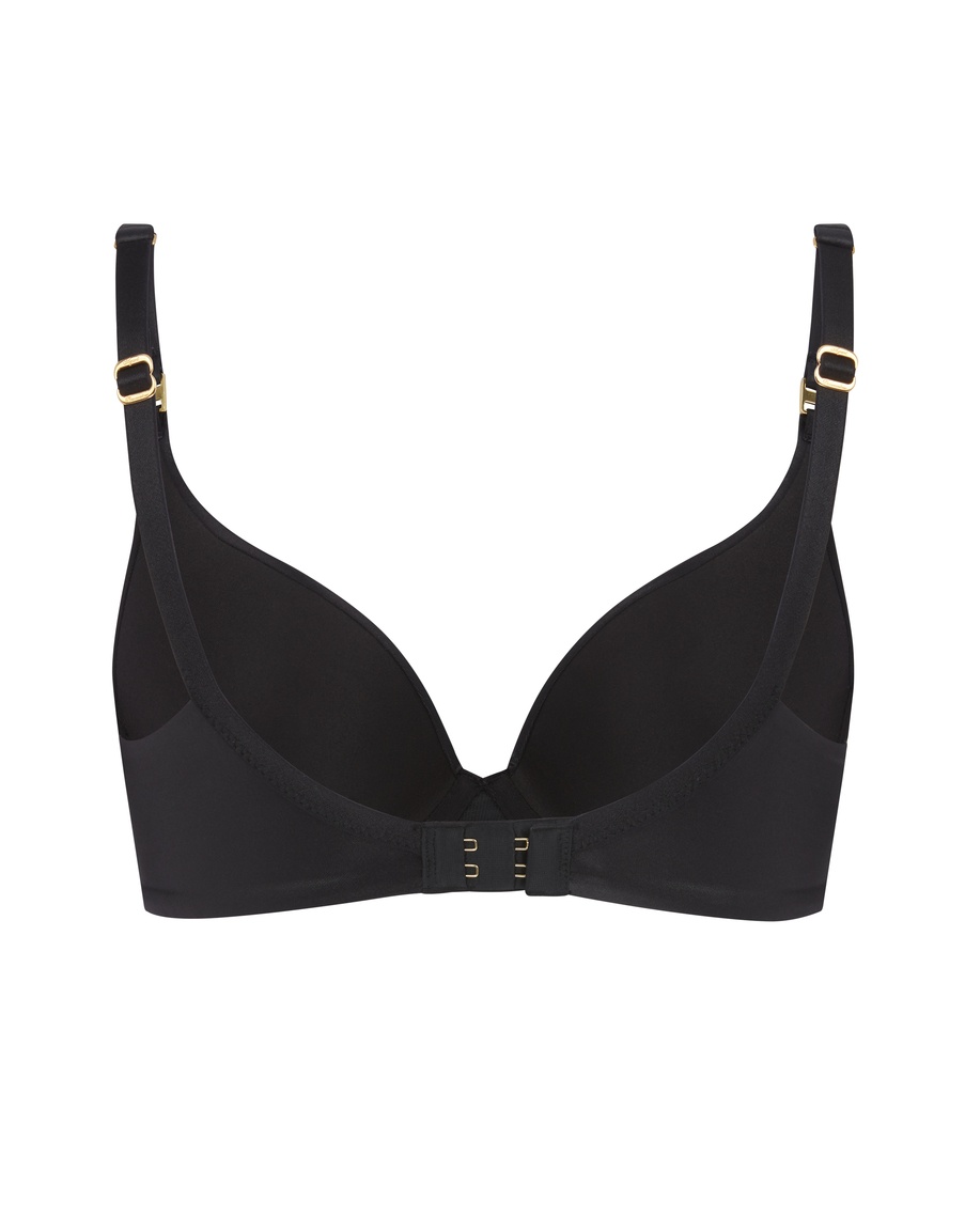Черный бюстгальтер с плотной чашкой Paige