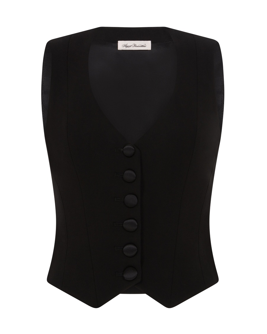 Черный жилет Billi