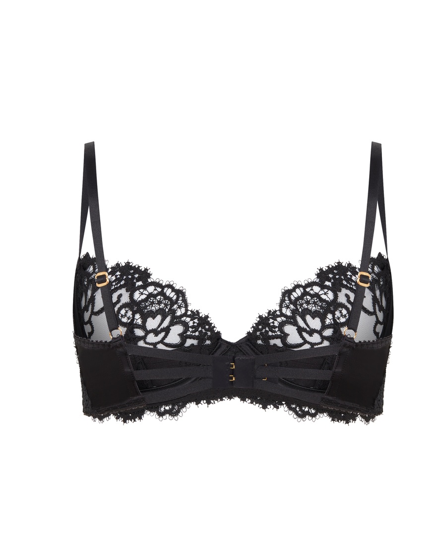 Черный бюстгальтер с мягкой чашкой Dioni