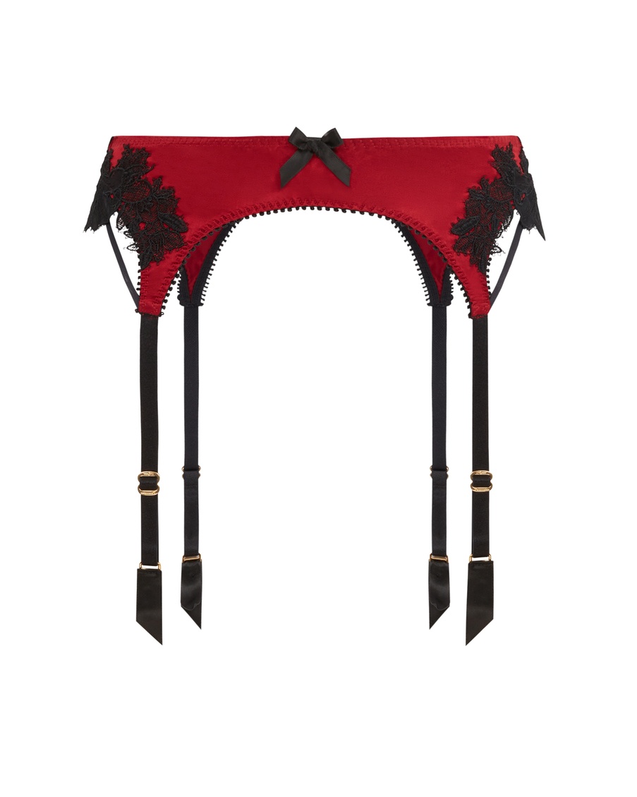 Красный пояс для чулок Penelopi