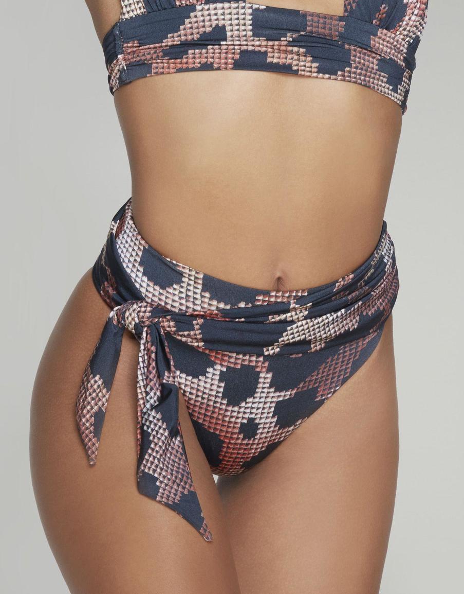 Купальные трусы с леопардовым принтом Hester