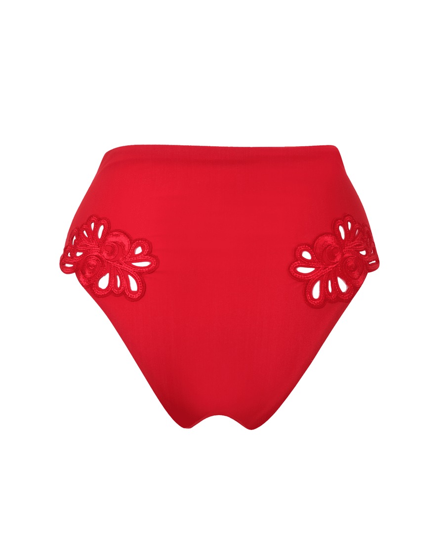 Красные высокие плавки Cilla