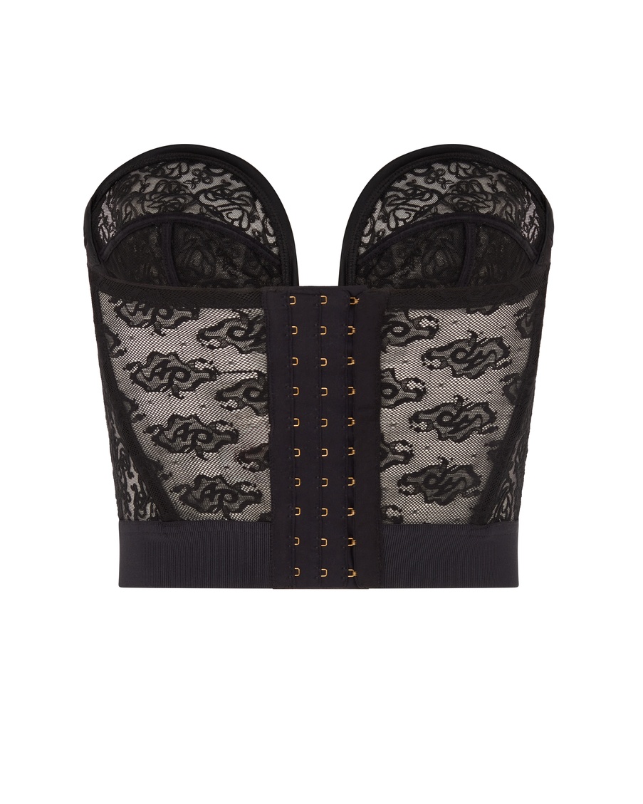 Черное бюстье Mercy