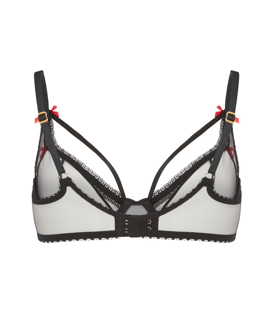 Черный бюстгальтер с мягкой чашкой Hetty