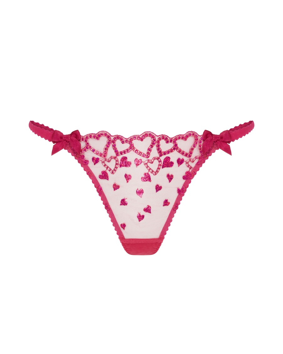 Трусы стринги цвета фуксия Rozann