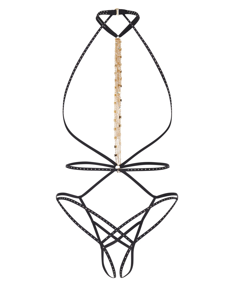 Черное боди Rubi