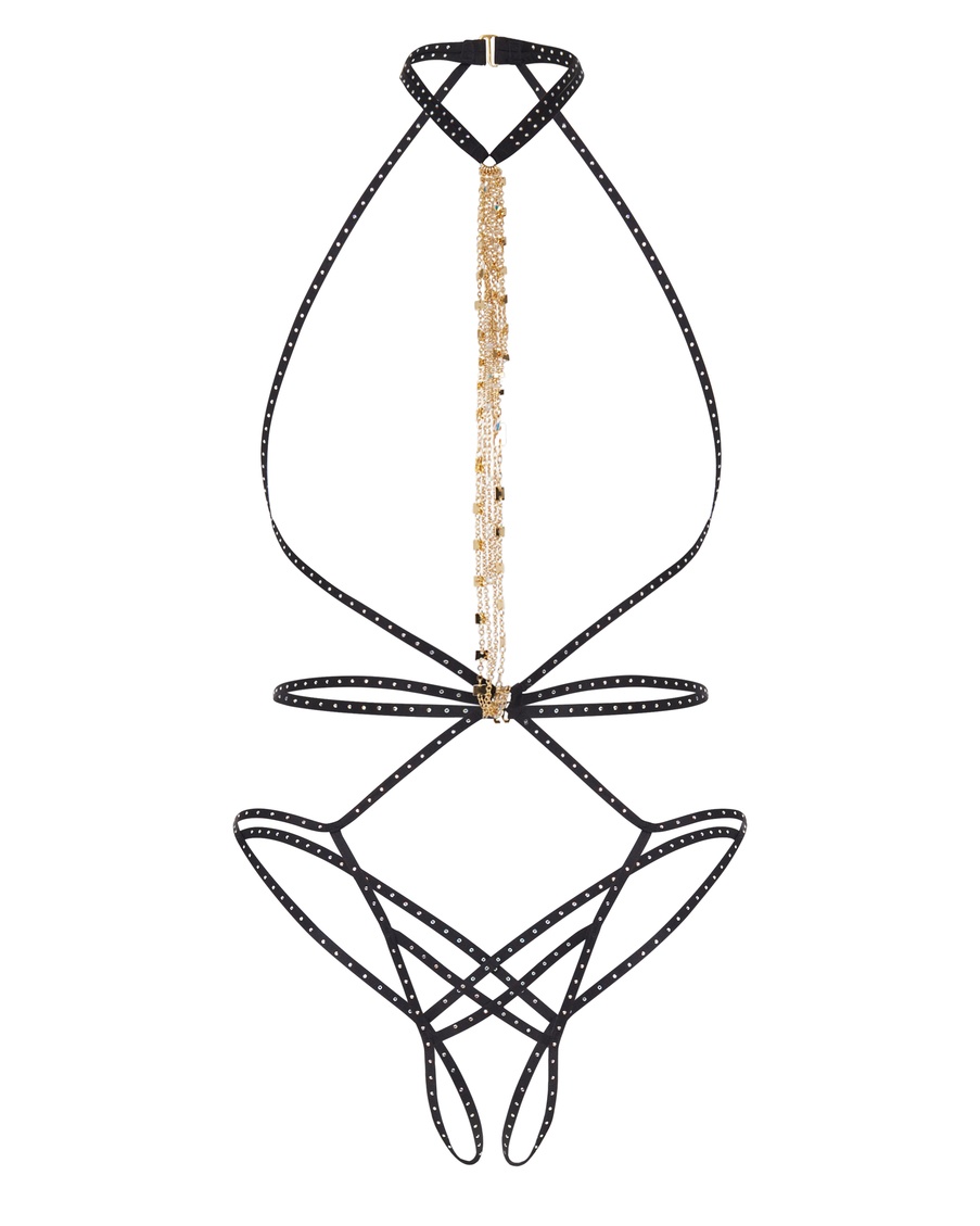 Черное боди Rubi