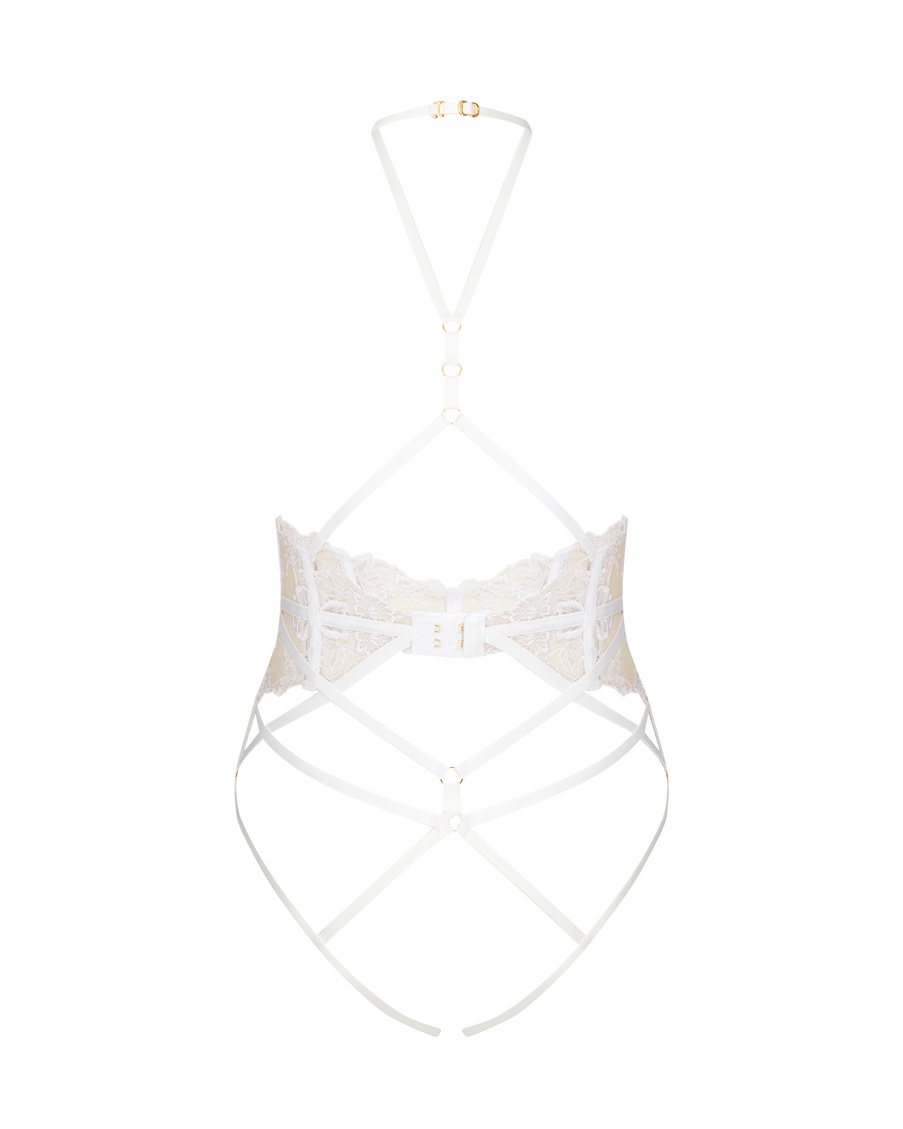 Белое боди Melanie