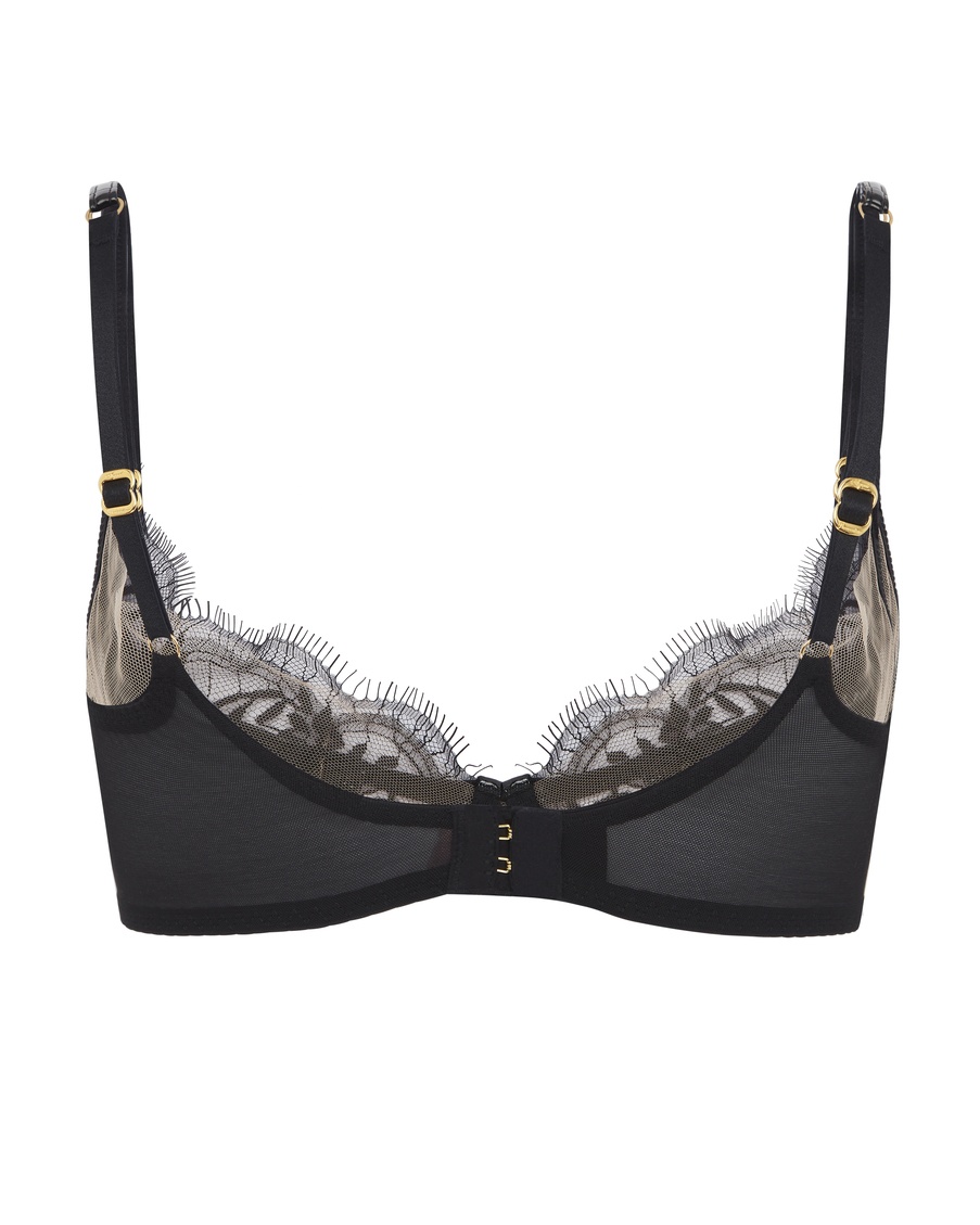 Черный бюстгальтер с мягкой чашкой Alyss