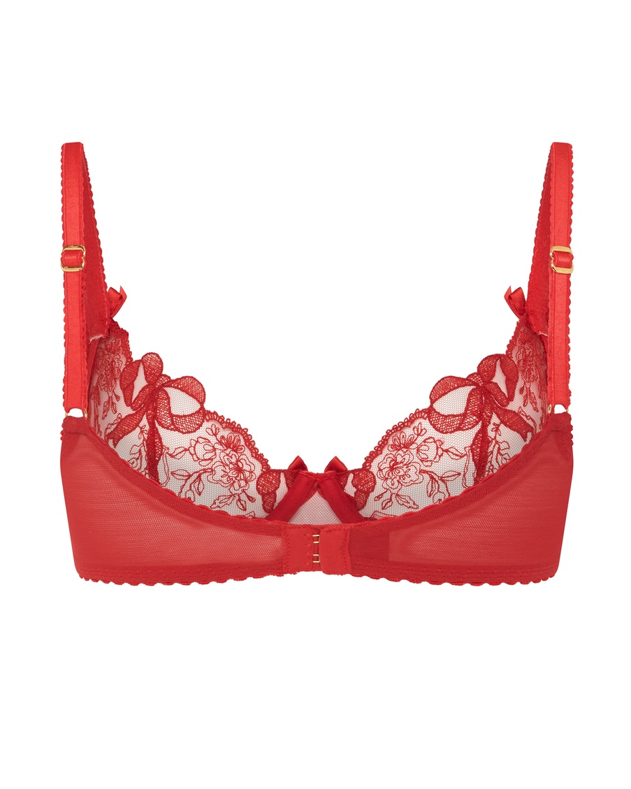 Красный бюстгальтер с мягкой чашкой Lisetta